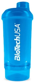 BioTech šejkr Wave+ Compact 500 ml + 150 ml modrý