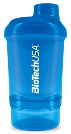BioTech USA BioTech Šejkr Wave+ Nano 300 ml + 150 ml modrá