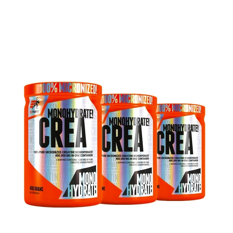 3x Extrifit Crea Monohydrate 400 g