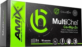 Amix ChelaZone MultiChel Ca + Mg + Zn 90 kapsúl