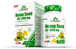 Amix Hemp Seed Oil 1000 mg 90 kapslí