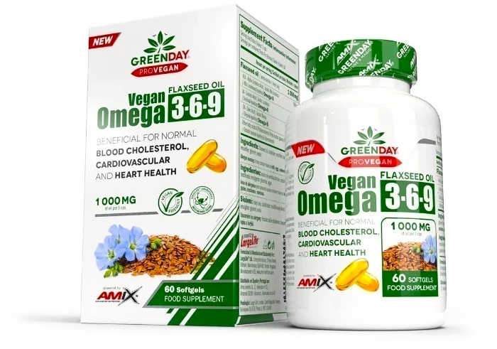 Amix Nutrition  ProVegan Omega 3-6-9 60&nbsp;kapslí