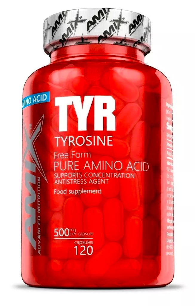 Amix Nutrition  Tyrosine 500&nbsp;mg 120&nbsp;kapslí