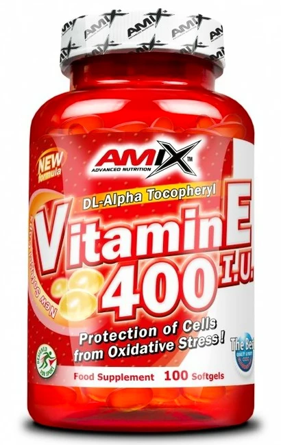 Amix Nutrition  Vitamin E 400&nbsp;IU 100&nbsp;kapslí