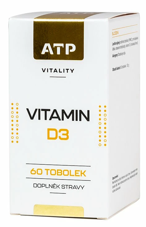 ATP Nutrition  Vitality Vitamin D3 60 tobolek