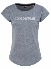 Czech Virus Dámske športové tričko Recycled sivé