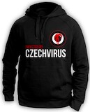 Czech Virus mikina Unisex čierna