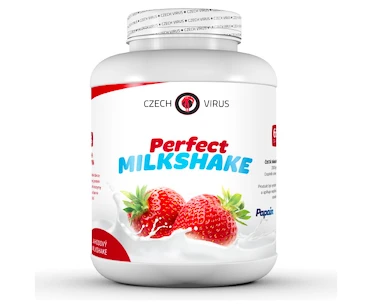 Czech Virus  Perfect Milkshake 2000 g jahodový milkshake