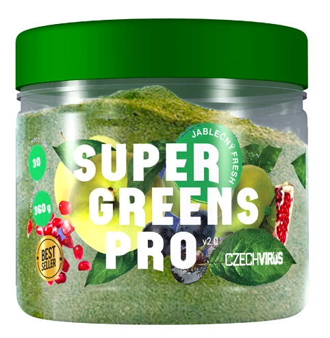 Czech Virus  Super Greens Pro V2.0 360&nbsp;g lesné ovocie
