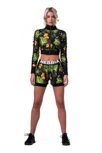 Dámska bunda Nebbia Ocean Selected High-energy crop jacket 564 jungle green XS