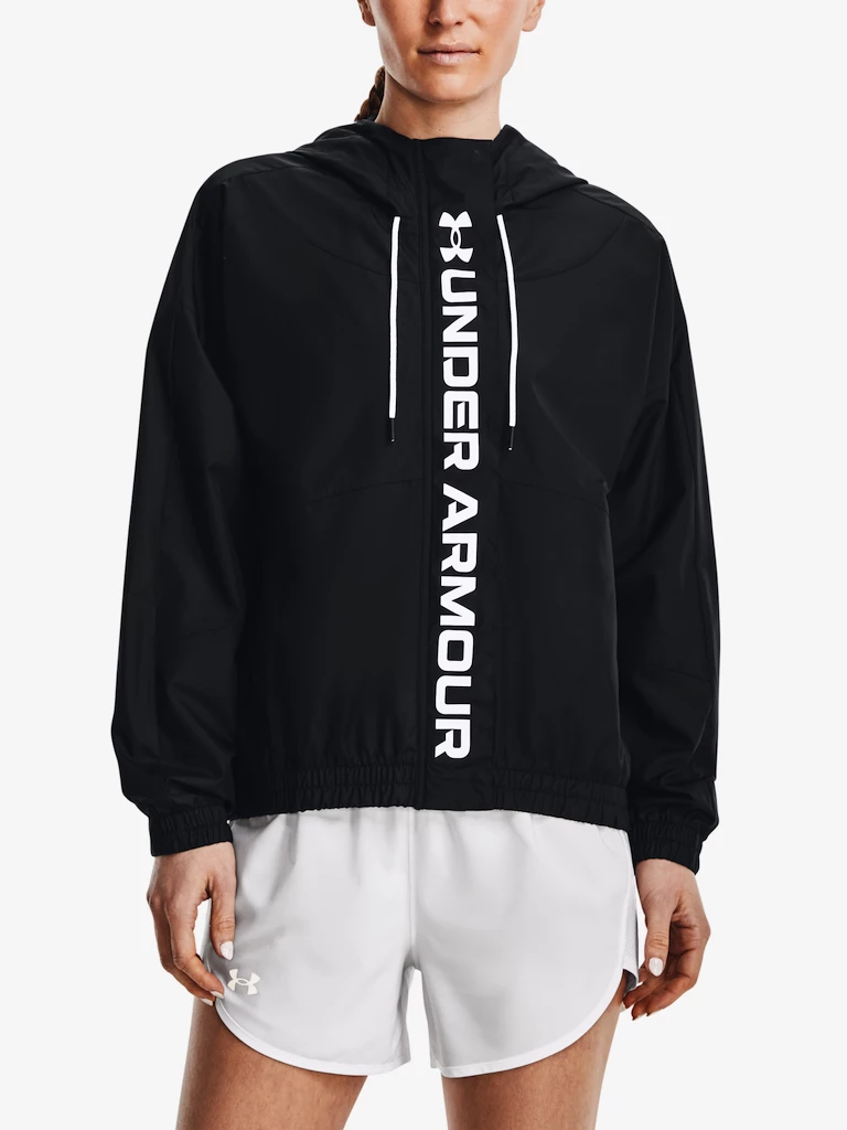 Dámska bunda Under Armour  Storm Rush Woven FZ Storm Jacket-BLK