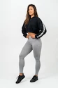 Dámska mikina Nebbia ICONIC Cropped Zip-Up Hoodie 254 black