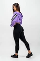Dámska mikina Nebbia ICONIC Cropped Zip-Up Hoodie 254 purple