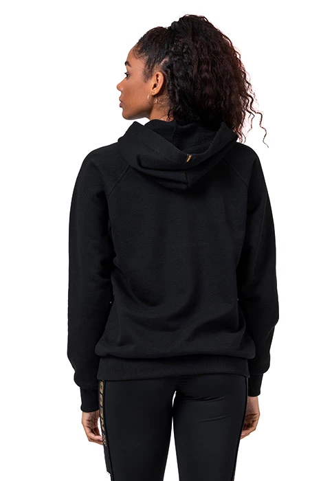 Dámska mikina Nebbia Intense Long hoodie black XS