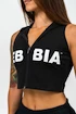Dámska mikina Nebbia MUSCLE MOMMY Sleeveless Zip-Up Hoodie 258 black