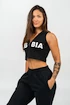 Dámska mikina Nebbia MUSCLE MOMMY Sleeveless Zip-Up Hoodie 258 black