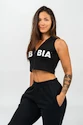 Dámska mikina Nebbia MUSCLE MOMMY Sleeveless Zip-Up Hoodie 258 black