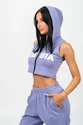 Dámska mikina Nebbia  Sleeveless Zip-Up Hoodie purple L