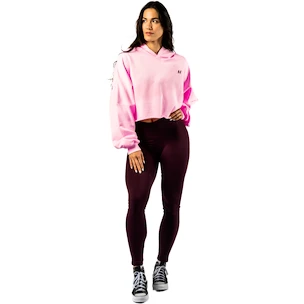 Dámska mikina Nebbia STRONG BEAUTY Oversized Hoodie OWN YOUR POWER 433 pink