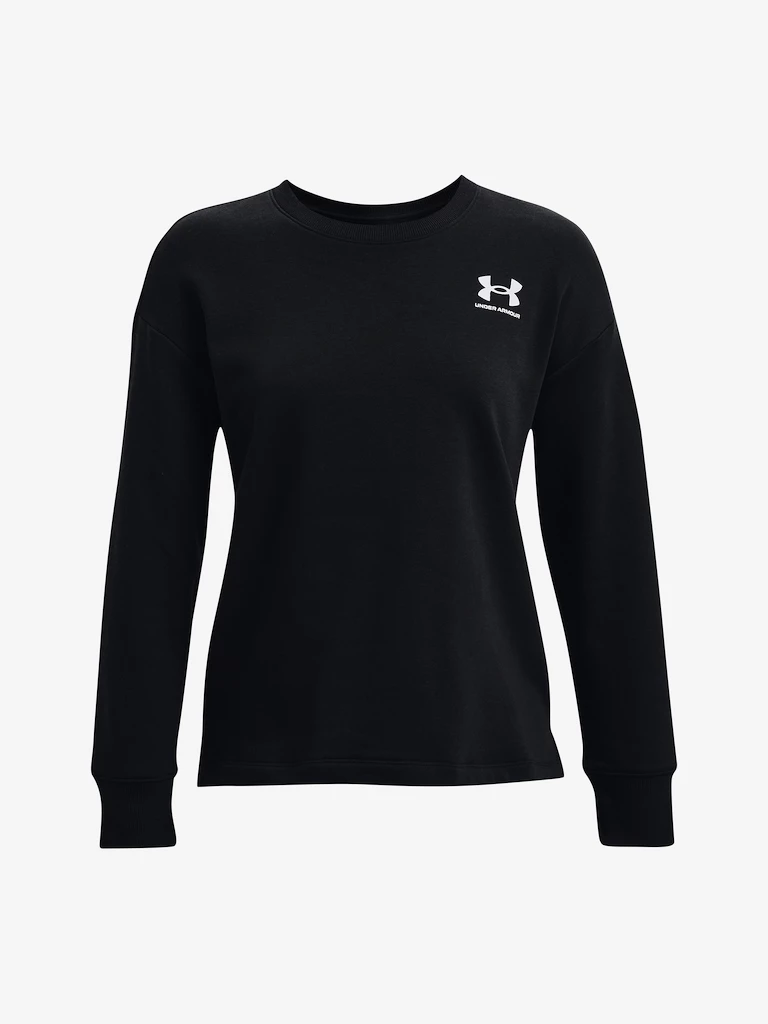 Dámska mikina Under Armour  Rival Fleece Oversize Crew-BLK