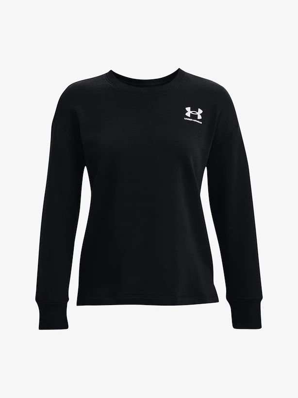Dámska mikina Under Armour  Rival Fleece Oversize Crew-BLK
