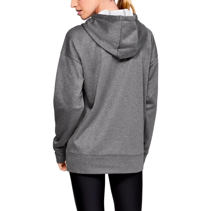 Dámska mikina Under Armour  Synthetic Fleece Chenille Logo PO Hooodie grey XS