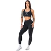 Dámska podprsenka Nebbia NEBBIA x OLYMPIA Washed Medium-Support Sports Bra GOLDEN AGE 778 black