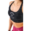 Dámska podprsenka Nebbia NEBBIA x OLYMPIA Washed Medium-Support Sports Bra GOLDEN AGE 778 black