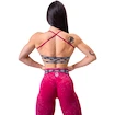 Dámska podprsenka Nebbia NEBBIA x OLYMPIA Washed Open Back Sports Bra LEGACY 779 red