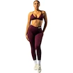Dámska podprsenka Nebbia STRONG BEAUTY Medium-Support Sports Bra TWIST-KNOT 423 dark red
