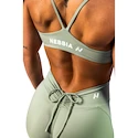 Dámska podprsenka Nebbia STRONG BEAUTY Medium-Support Sports Bra TWIST-KNOT 423 light green
