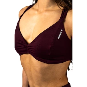 Dámska podprsenka Nebbia STRONG BEAUTY Sports Bra 424 dark red