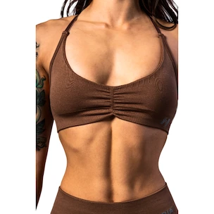 Dámska podprsenka Nebbia TOTALLY SEAMLESS Medium-Support Sports Bra 305 brown