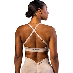 Dámska podprsenka Nebbia TOTALLY SEAMLESS Medium-Support Sports Bra 305 cream