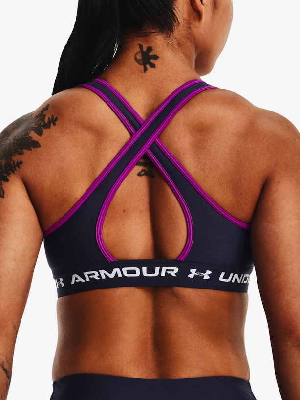 Dámska podprsenka Under Armour  Crossback Mid Bra-GRY