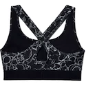 Dámska podprsenka Under Armour  Mid Crossback Printed Black