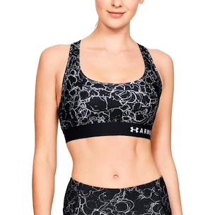 Dámska podprsenka Under Armour  Mid Crossback Printed Black  XS