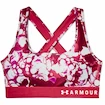 Dámska podprsenka Under Armour  Mid Crossback Printed Pink