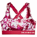 Dámska podprsenka Under Armour  Mid Crossback Printed Pink
