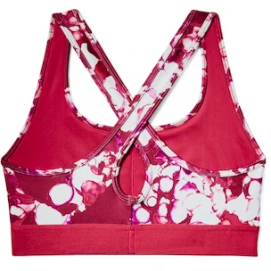 Dámska podprsenka Under Armour  Mid Crossback Printed Pink  XS