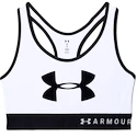 Dámska podprsenka Under Armour  Mid Keyhole Graphic White