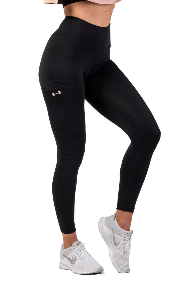 Dámske legíny Nebbia  Active High-Waist Smart Pocket Leggings 402 black