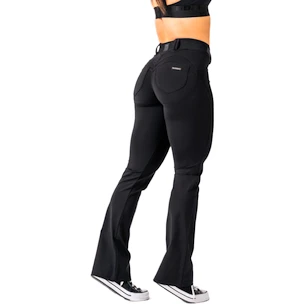 Dámske legíny Nebbia Bubble Butt Flared Pants 2.0 POWER LIFT 308 black