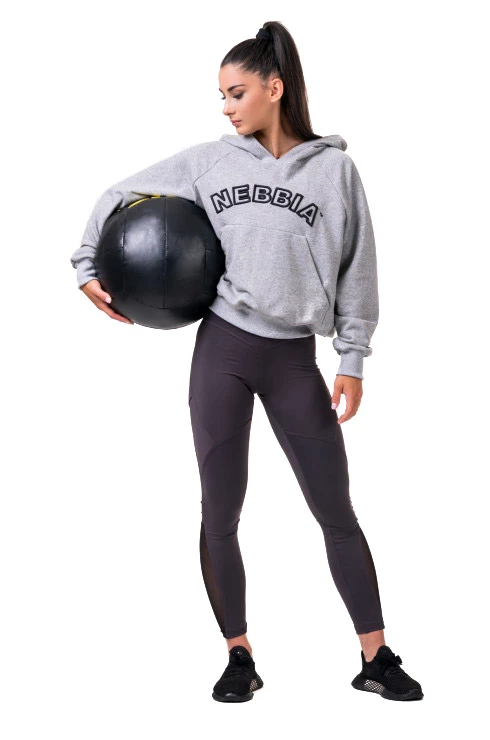 Dámske legíny Nebbia  Fit & Smart leggings high waist marron XS