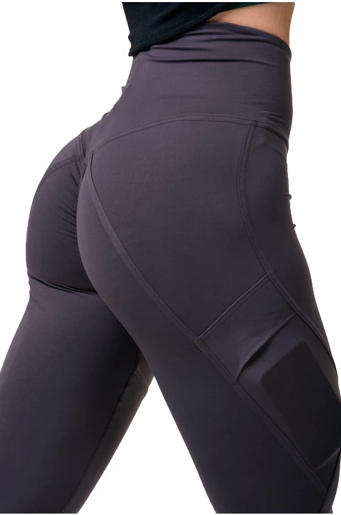 Dámske legíny Nebbia  Fit & Smart leggings high waist marron XS