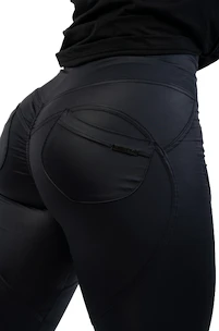 Dámske legíny Nebbia  Glossy look Bubble Butt leggings high waist 586 black