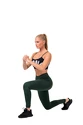 Dámske legíny Nebbia Hero Classic Leggings High Waist 570 dark green