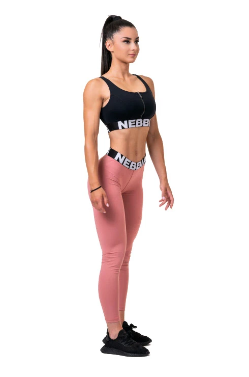 Dámske legíny Nebbia Hero Squat scrunch butt leggings old rose XS