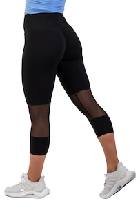 Dámske legíny Nebbia  High-Waist ¾ Length Sporty Leggings 406 black XS