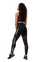 Dámske legíny Nebbia Intense Gold Mesh leggings 829 black